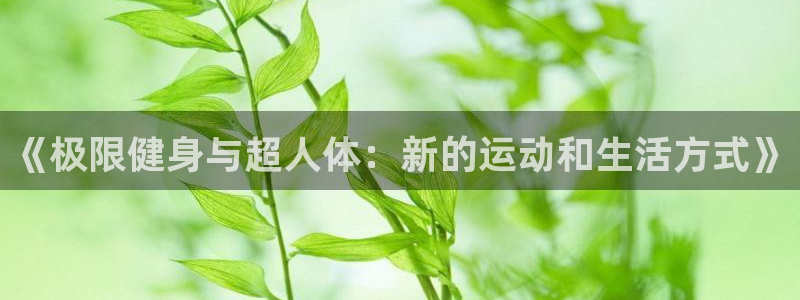 捷豹体育合法网站吗：《极限健身与超人体：新的运动和生活方式》