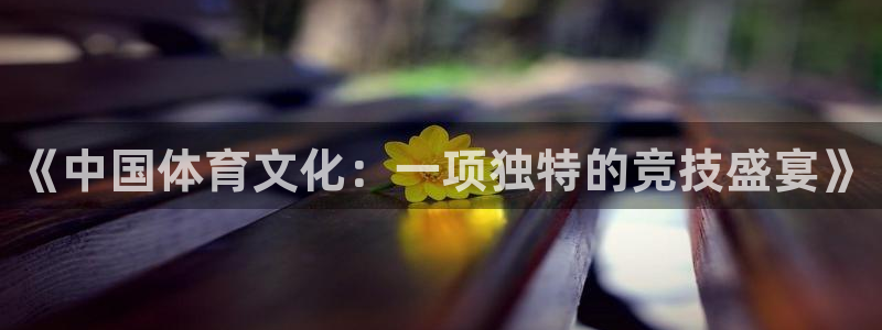 捷豹体育比分网：《中国体育文化：一项独特的竞技盛宴》